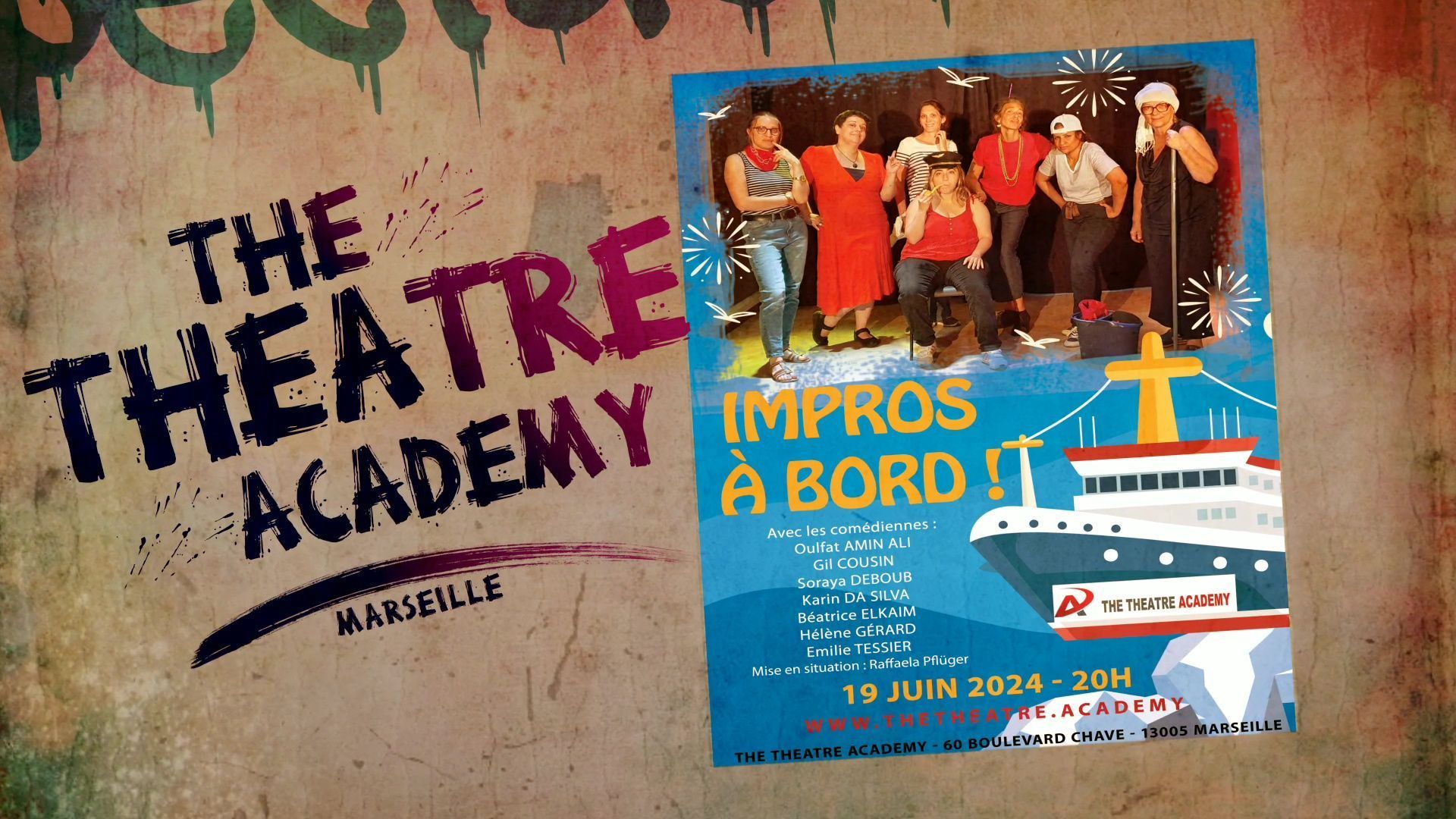"Impros à Bord !" | Mer, 19.06.2024 20:00 | Marseille