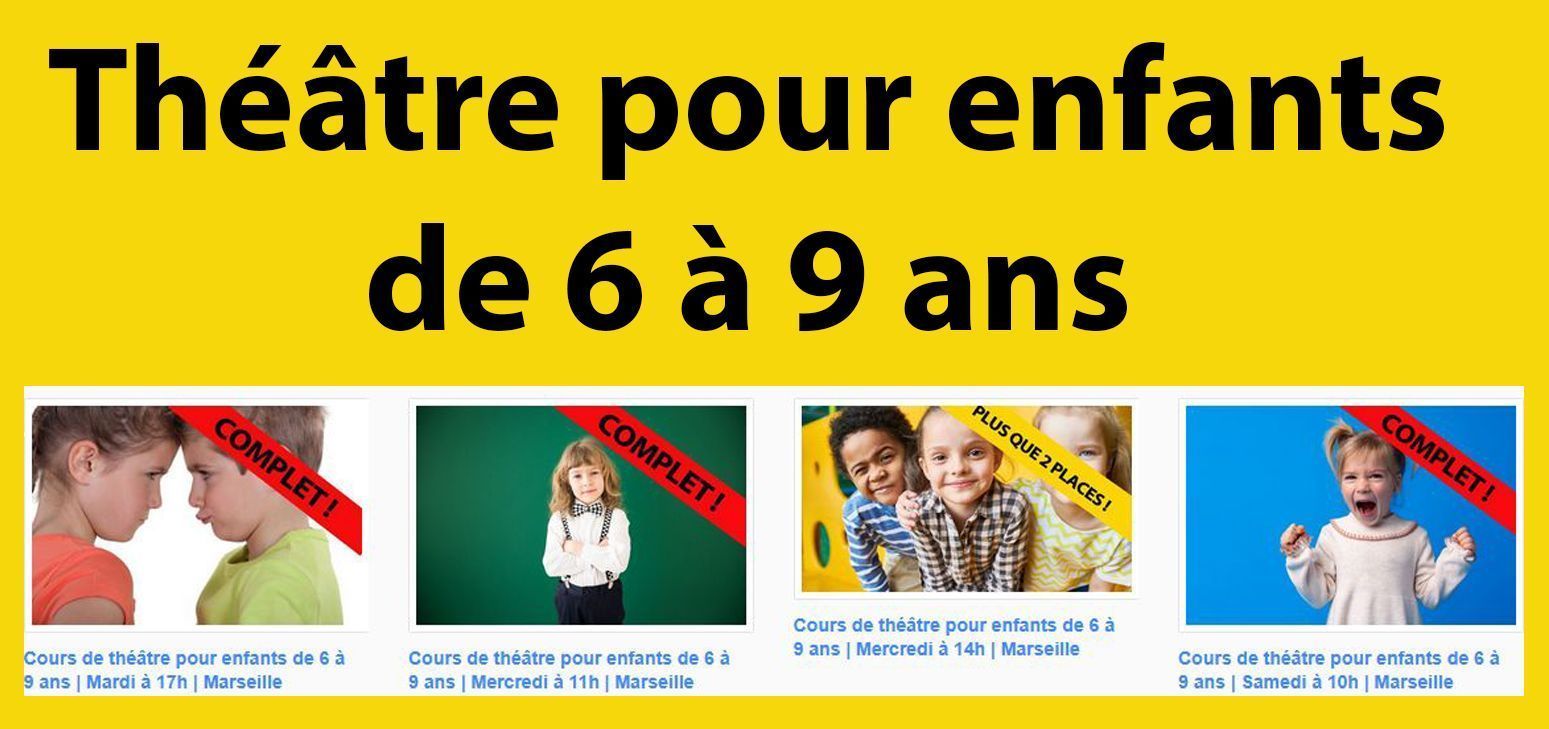 Théâtre pour enfants de 6 à 9 ans