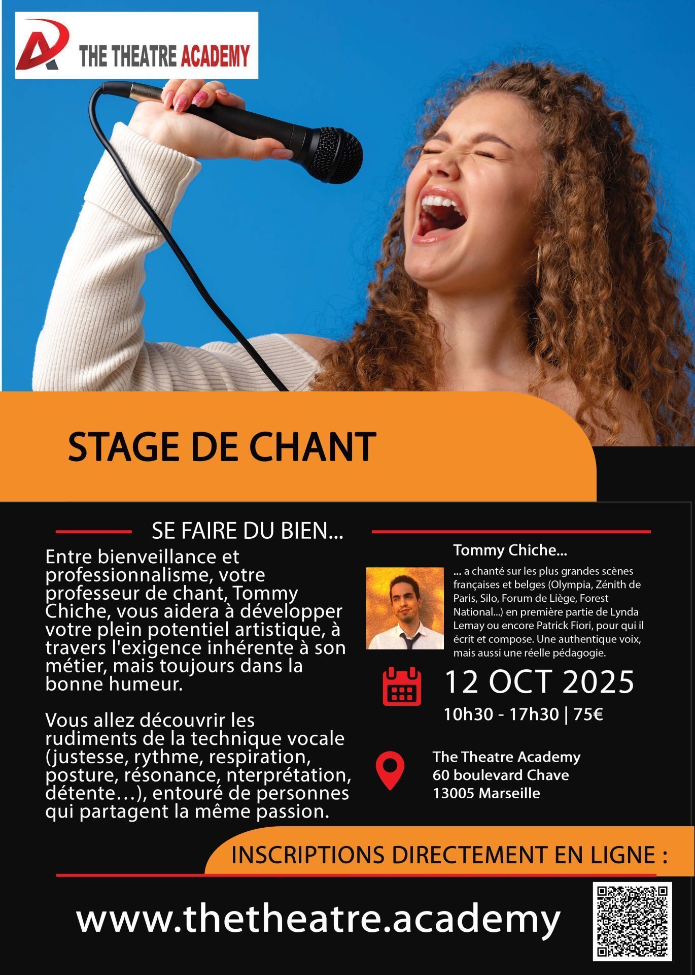 Stage de chant ouvert pour adultes à partir de 16 ans | 12.10.2025 | Marseille | 12.10.2025 | Marseille