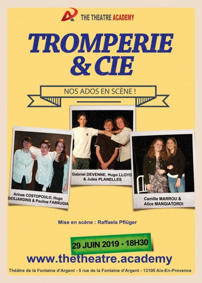 "Tromperie & Cie" | Sam, 29.06.2019 18:30 | Aix-en-Provence