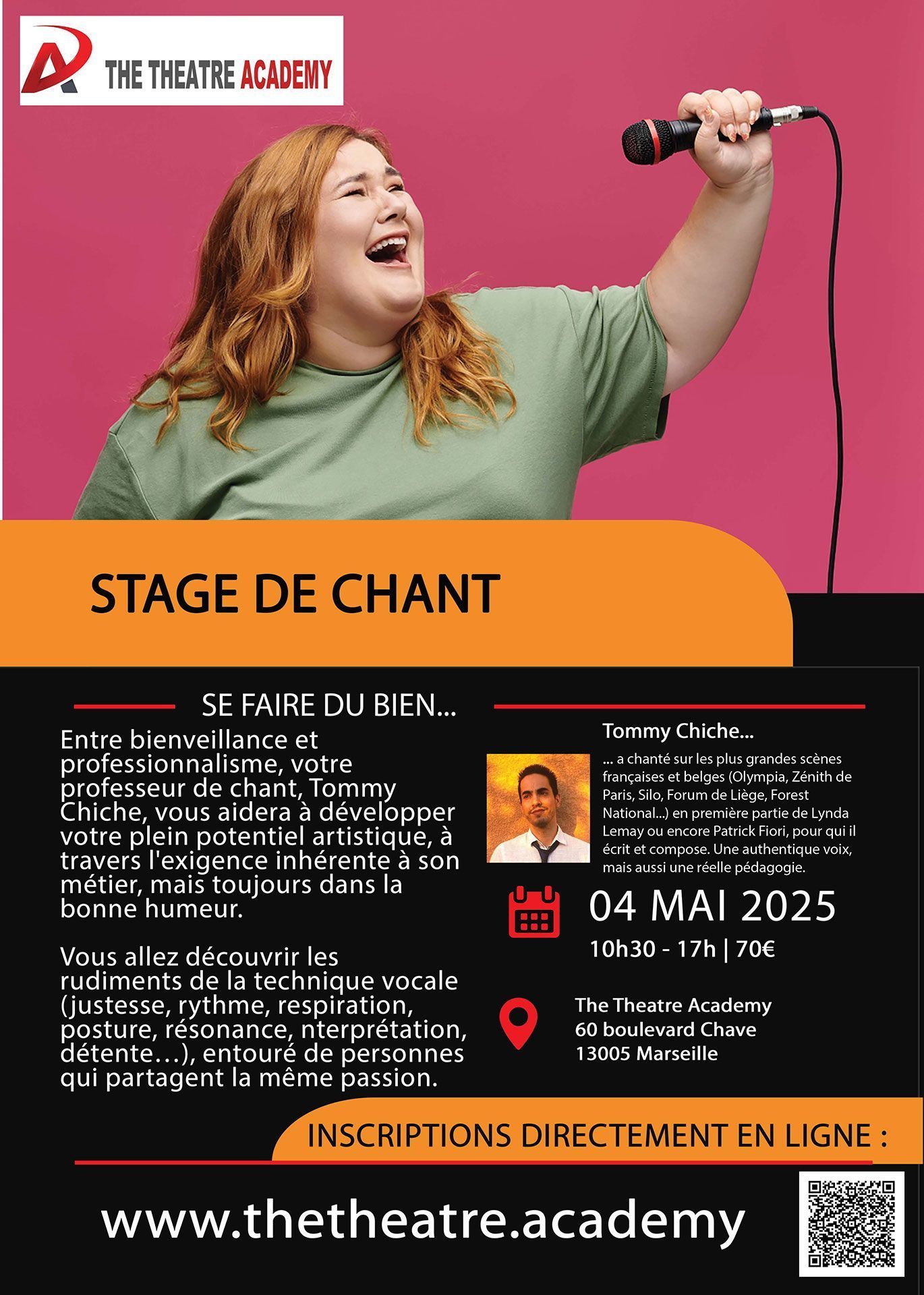 Stage de chant pour adultes et ados à partir de 16 ans | 04.05.2025 | Marseille