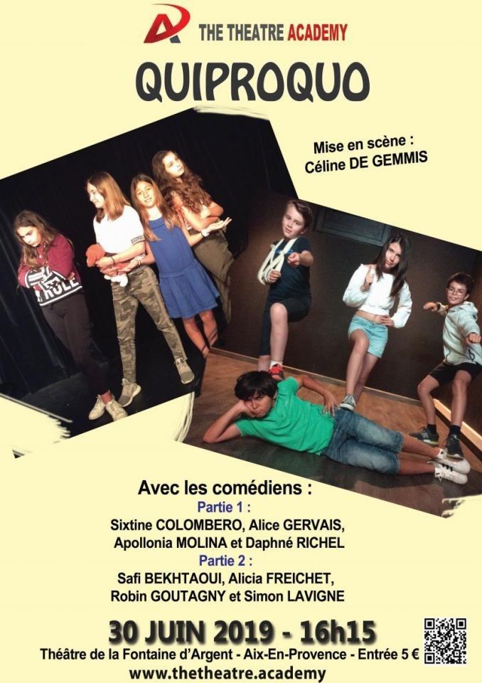 "Quiproquo" | 30.06.2019 16:15 | Ais-en-Provence