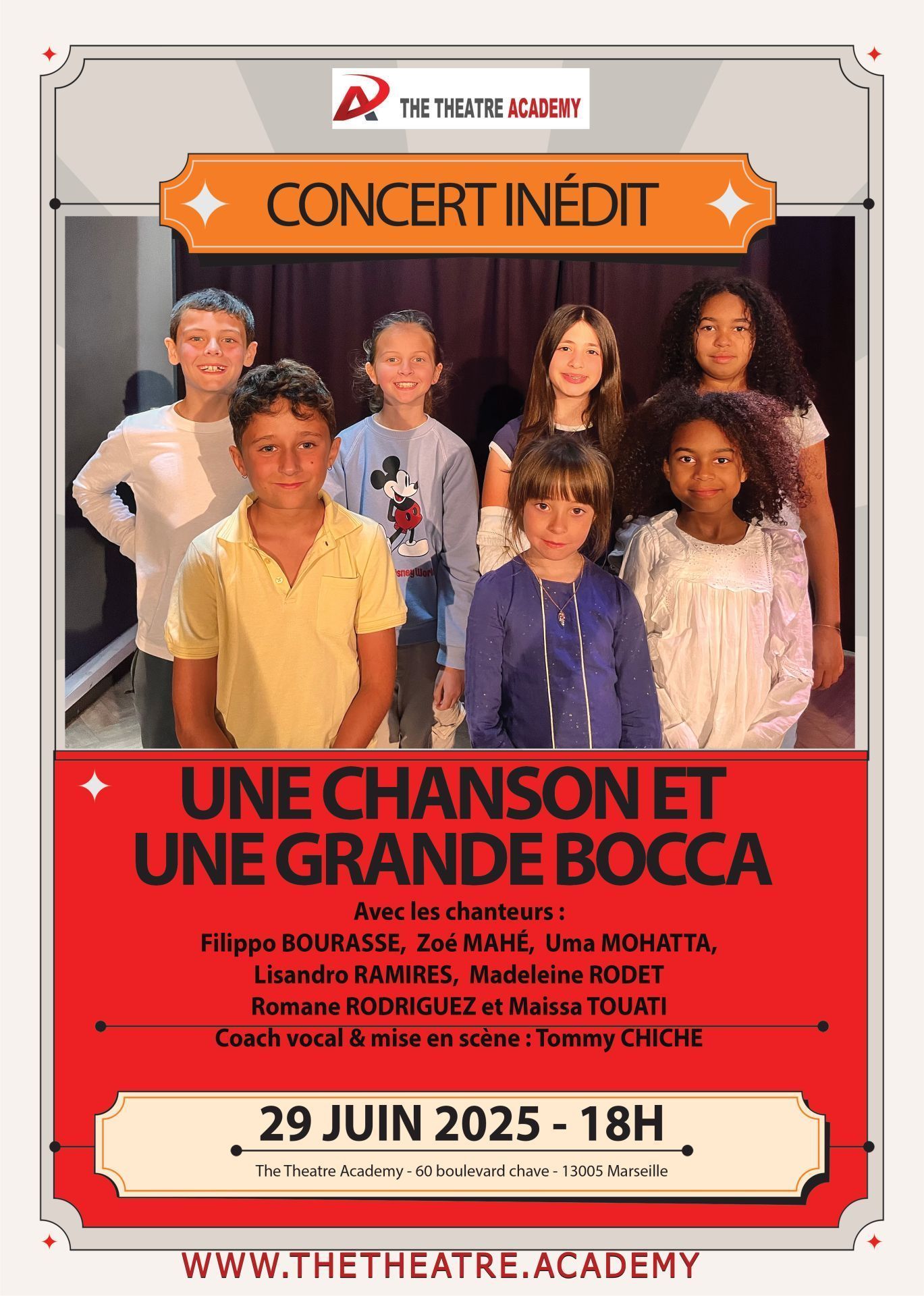 "Une chanson et une grande bocca " | Dim, 29.06.2025 18:00 | Marseille