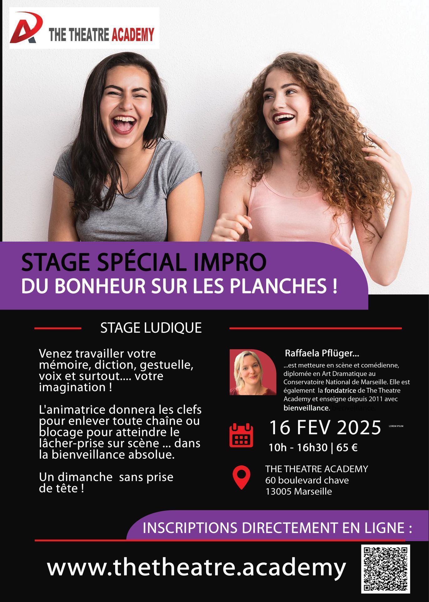 Stage spécial Improvisation théâtrale | 16.02.2025 | Marseille