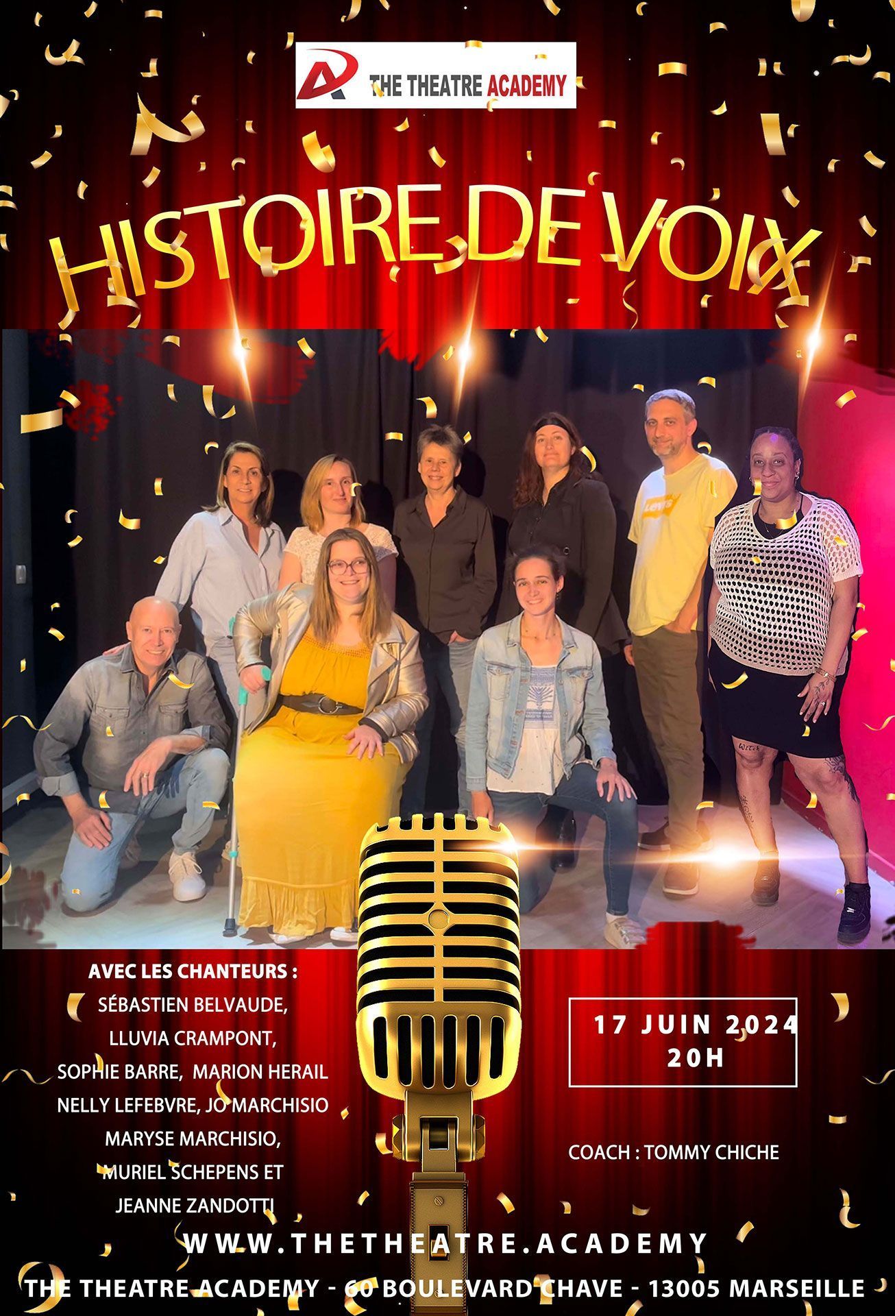 "Histoire de voix" | Lun, 17.06.2024 20:00  | Marseille