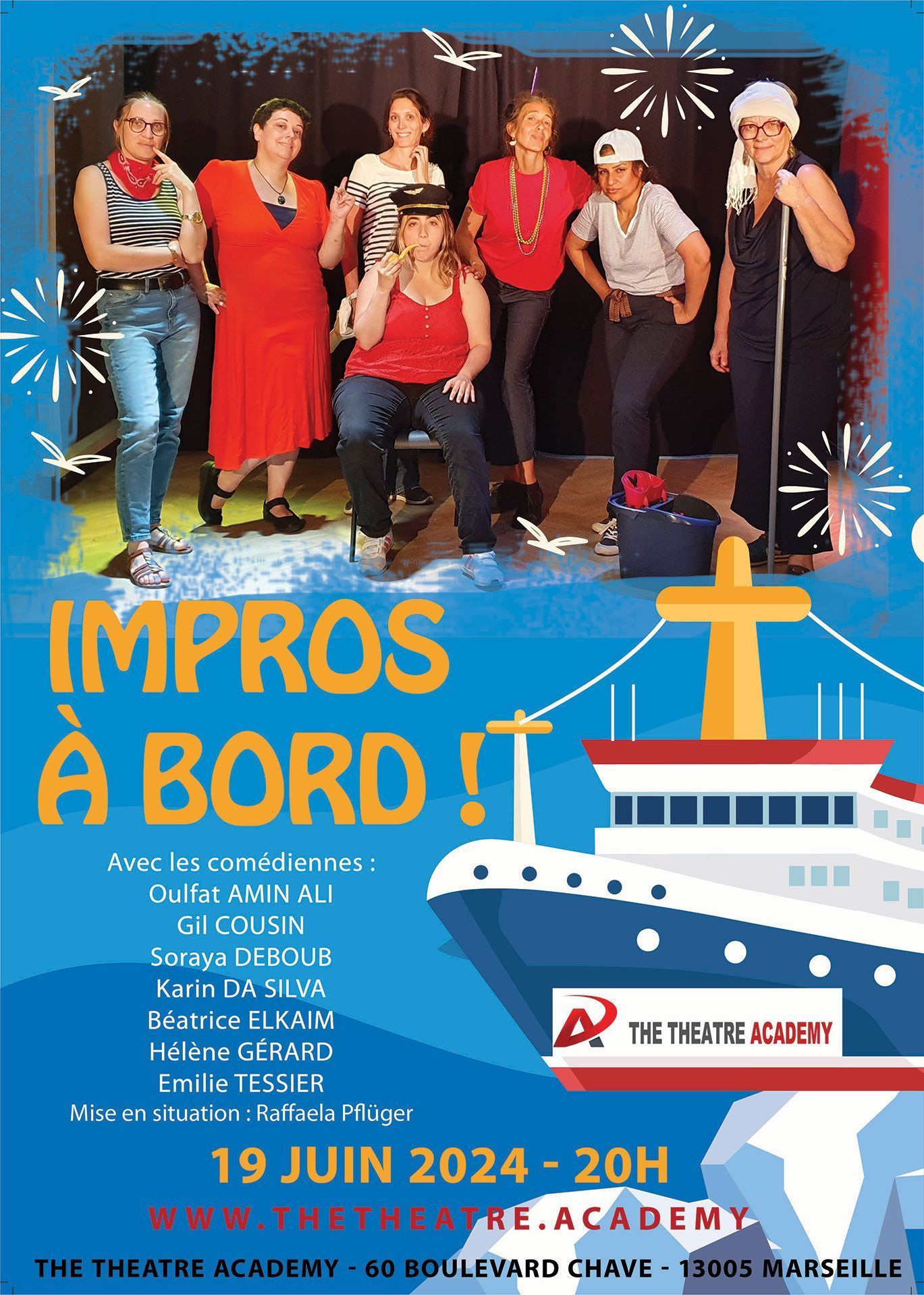 "Impros à Bord !" | Mer, 19.06.2024 20:00 | Marseille