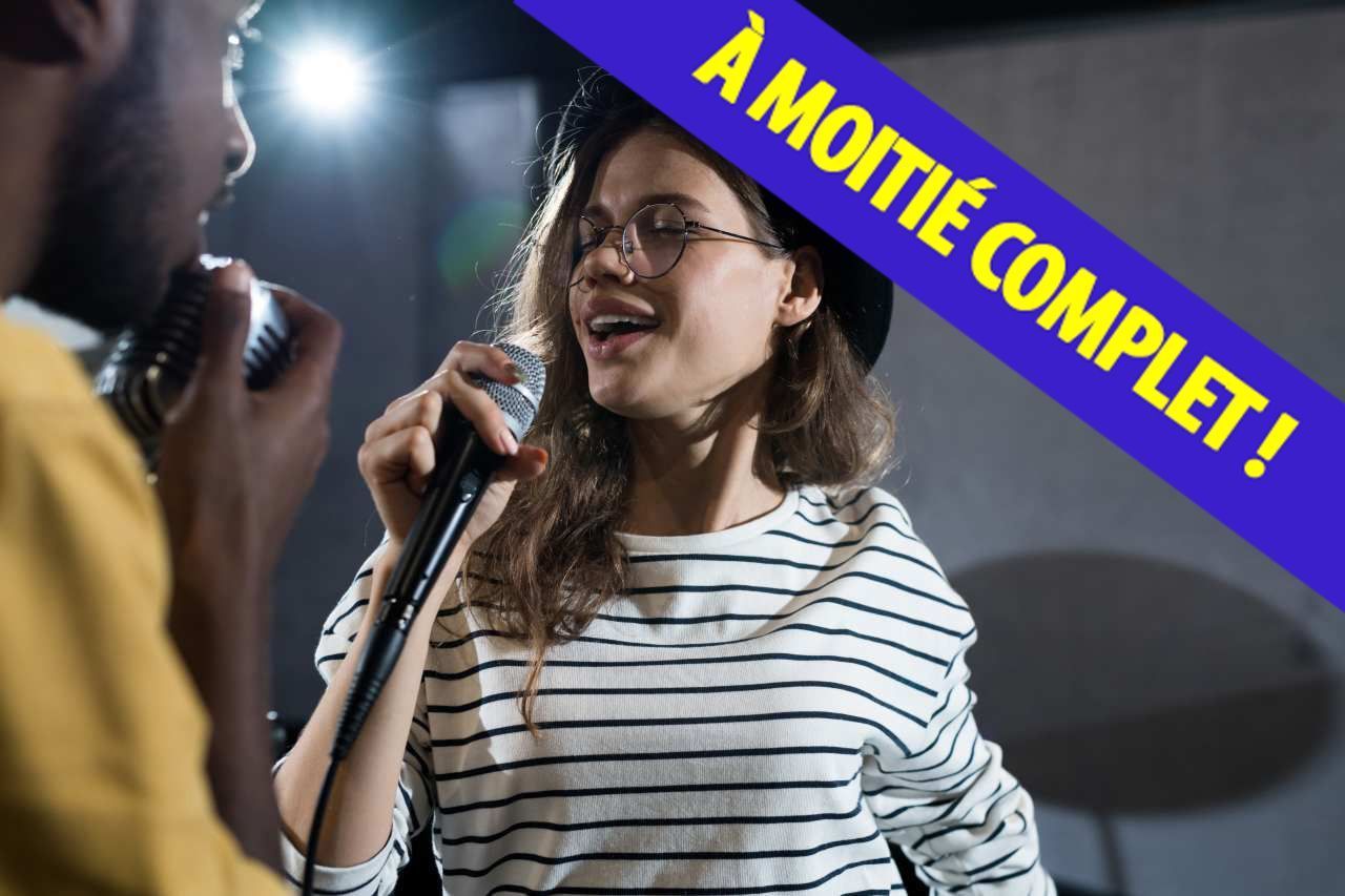 À moitié complet : Cours de chant pour adultes | Lundi à 19h30 | Marseille | Saison 2024-2025