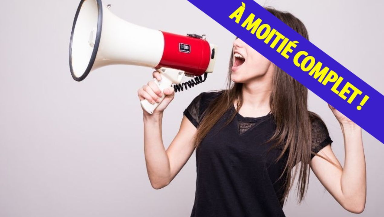 À moitié complet : Atelier de prise de parole | Jeudi à 19h | Marseille