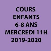 2019-2020 - Cours 02 - 6 à 8 ans - Mercredi 11h