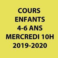 2019-2020 - Cours 01 - 4 à 6 ans - Mercredi 10h